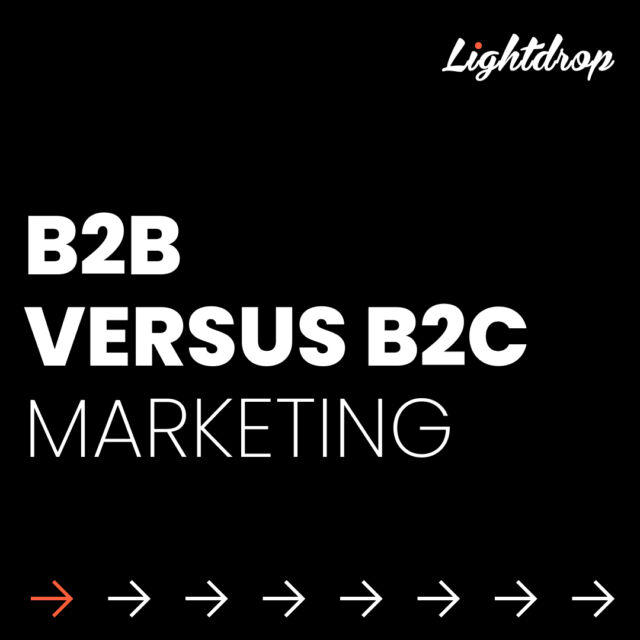 Are you targeting businesses or consumers? Understanding the differences between B2B and B2C marketing strategies is key to reaching your target audience and achieving your marketing goals. 
#poweredbyLightdrop 🚀