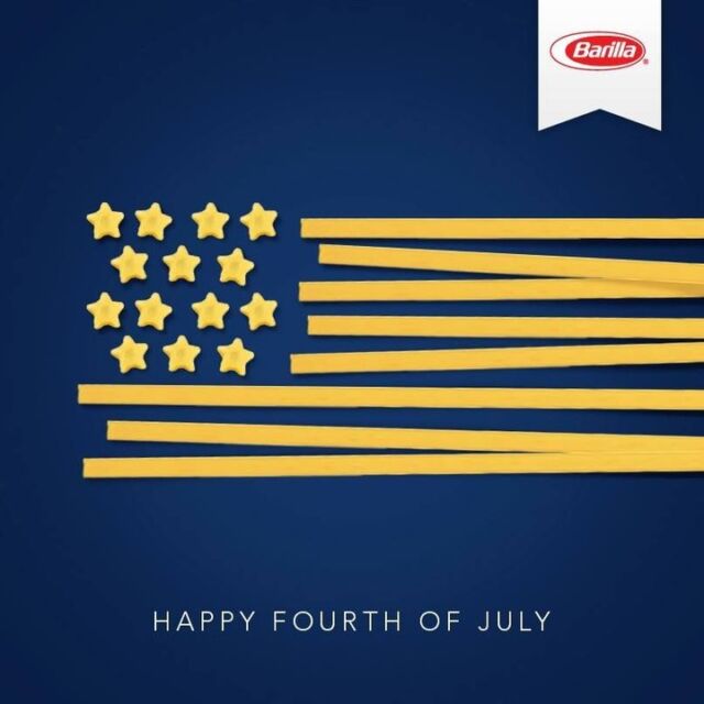 Wishing everyone a happy & safe 4th of July! 🇺🇸

Barilla is always thinking outside the (pasta) box, and using their own iconic product to convey their message. Let this innovative masterpiece inspire you to think differently in your digital marketing endeavors. Embrace the power of creativity and captivate your audience with unconventional ideas, just like Barilla did with their patriotic pasta creation.
