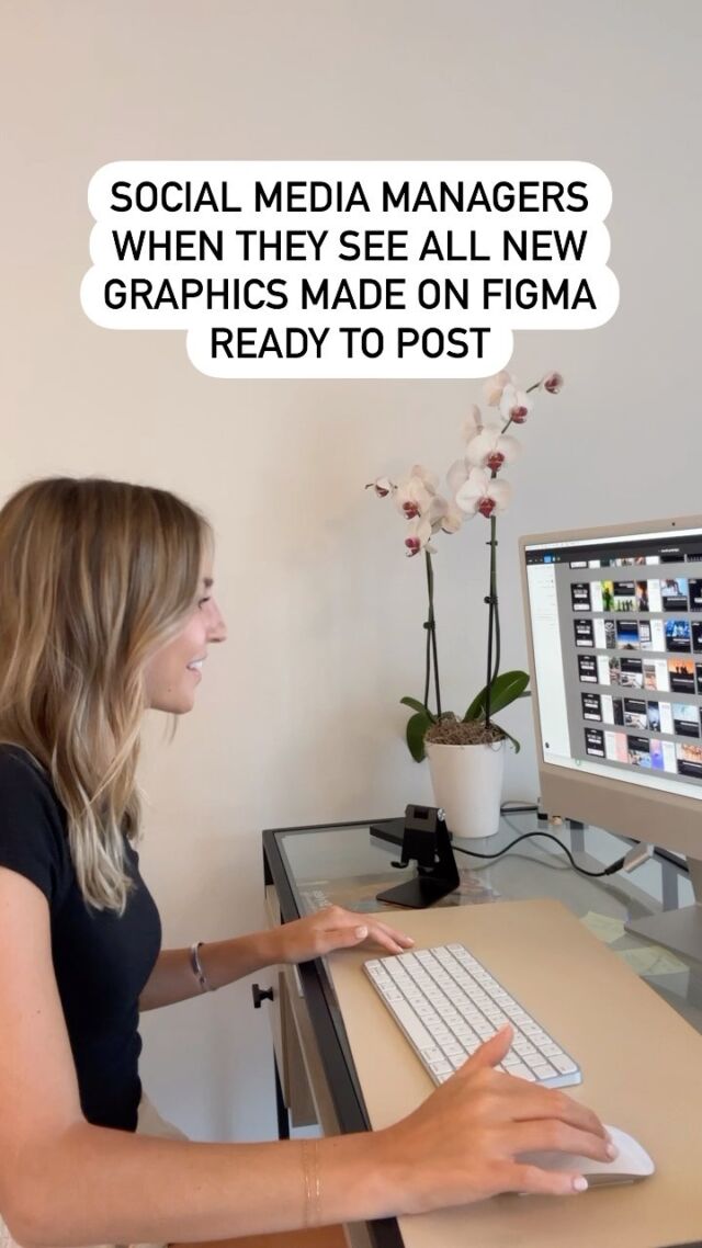 When you can batch schedule content 👏🏼🙌🏼
@figma is the ultimate tool when it comes to digital marketing:
1️⃣ Stay Organized: keep your designs tidy with layers & naming conventions.
2️⃣ Collaborate Seamlessly: Leveage their real-time collaboration to work efficiently with your team.
3️⃣ Practice Makes Perfect: it can be a learning curve at first, but the more you use it, the more you’ll see it’s amazing benefits & the more proficient you’ll become!
#digitalmarketing #figma #graphicdesign #graphicdesigner #marketingdigital #marketing #digital #socialmediamarketingexperts #socialmediamarketing
