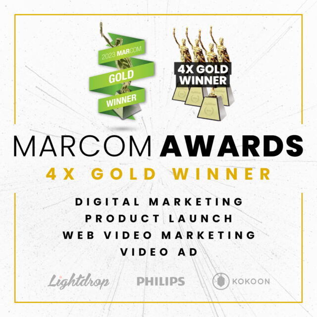 Lightdrop takes home 4x Gold Awards in the 2023 Marcom Awards, for our launch campaign for the Philips Sleep Headphones with Kokoon:

🏆 Strategic Communications: Digital Marketing
🏆 Strategic Communications: Product Launch
🏆 Web Based: Web Video Marketing
🏆 Advertising/Marketing: Video Ad

@marcom_awards @philips @sleepkokoon @lightdrop

#poweredbyLightdrop