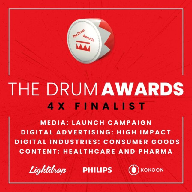 Lightdrop is 4x finalist at the 2023 The Drum Awards for our launch campaign for the Philips Sleep Headphones with Kokoon:

🏆 Content: Healthcare and Pharma
🏆 Media: Launch Campaign
🏆 Digital Advertising: High Impact
🏆 Digital Industries: Consumer Goods

@thedrumawards @thedrummag @philips @sleepkokoon @lightdrop

#poweredbylightdrop